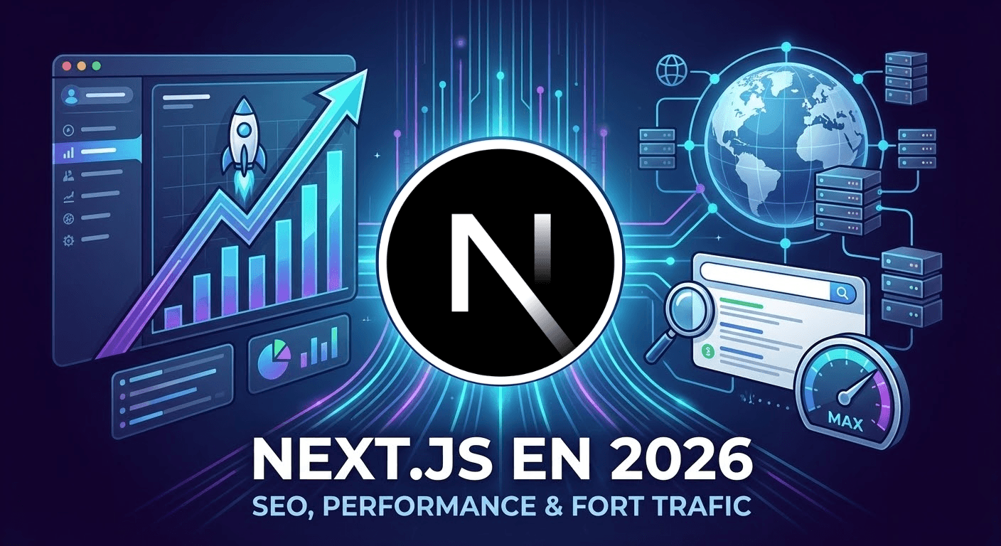 Next.js et SEO : pourquoi ce framework domine la performance web en 2026